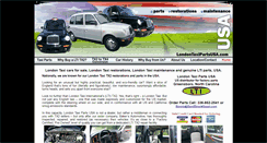 Desktop Screenshot of londontaxipartsusa.com